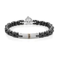 Bracciale Baraka Uomo in Acciaio Diamante 0.05 Ct BR281211RODN200005 - BR281211RODN200005